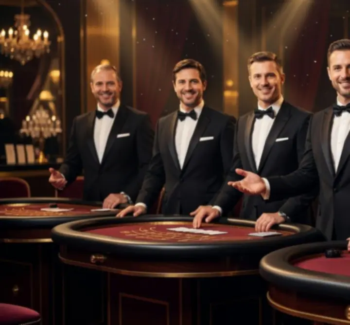 Profesjonalni krupierzy Play Event Mobile prowadzący mobilne eventy casino